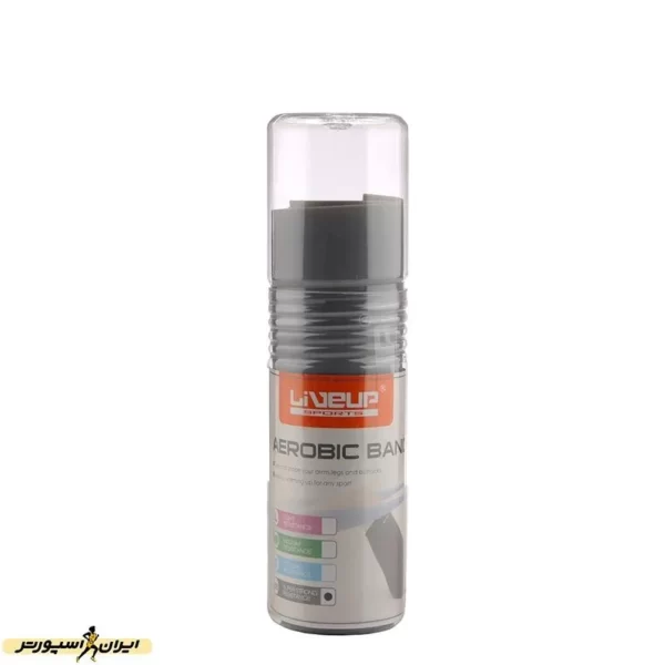 % کش بدنسازی پیلاتس لایوآپ 1/2 متری مقاومت خیلی سنگین Ultra Heavy LS3204 MDM | طوسی