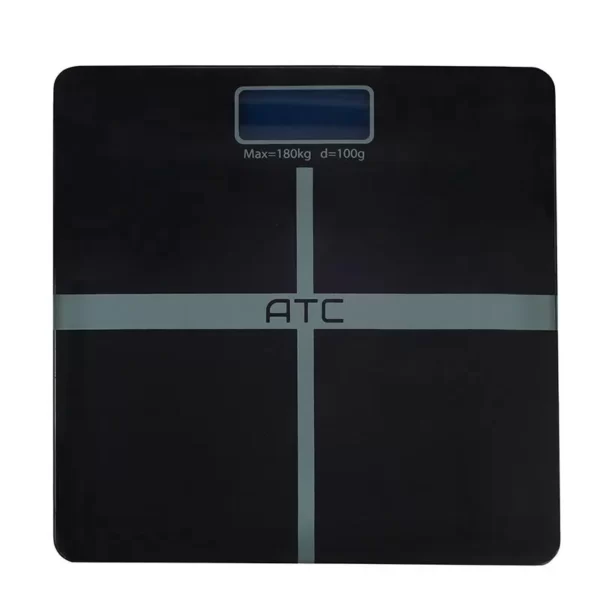 % ترازوی وزن کشی بدنسازی شیشه ای دیجیتال AT-300 ATC | مشکی