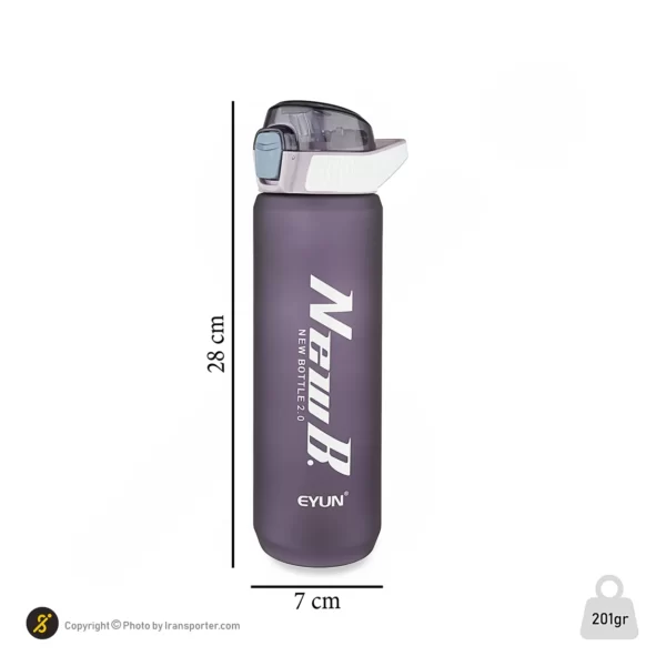 % قمقمه ورزشی 800 سی سی نی دار EYUN -YY-154-CHG | بنفش