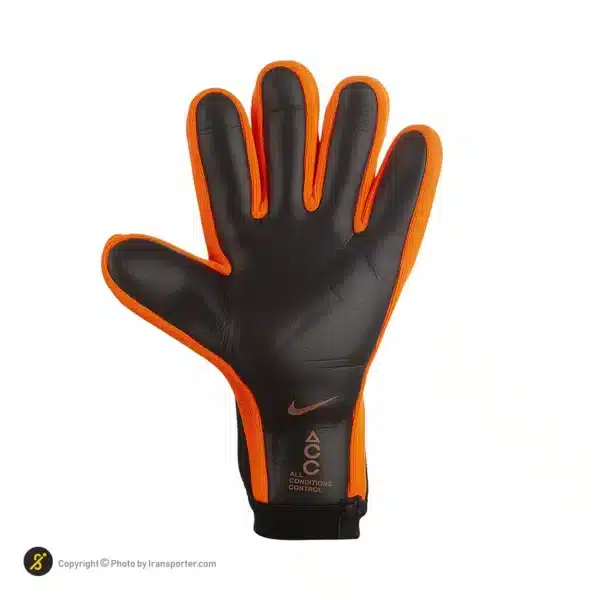 % دستکش فوتبال گلری دروازه بانی نایک GK LONG ATH | مشکی/نارنجی
