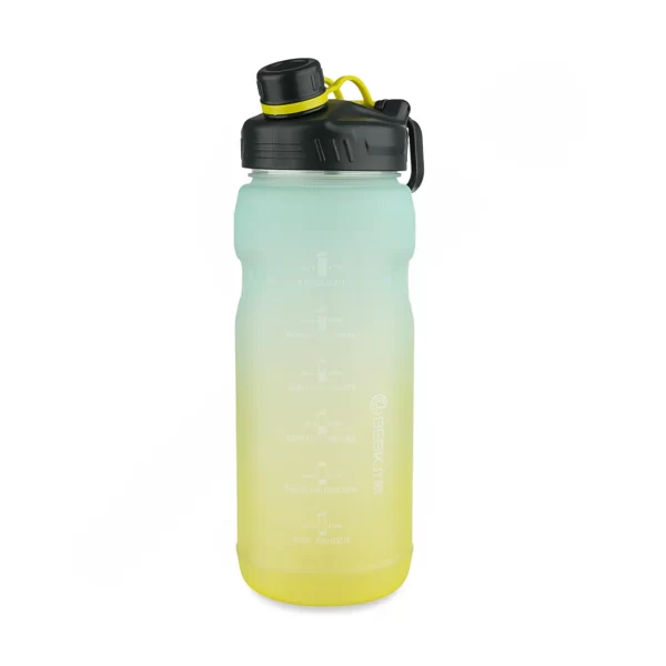 % قمقمه ورزشی نی دار 2000 سی سی BEBK CUPS - KT-J1102 BRS | زرد/ سبز