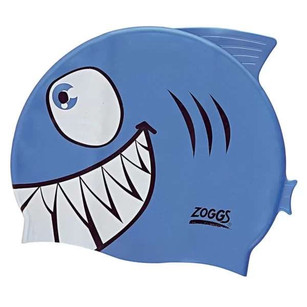 % کلاه شنا بچه گانه زاگز Silicone Character HMK | آبی