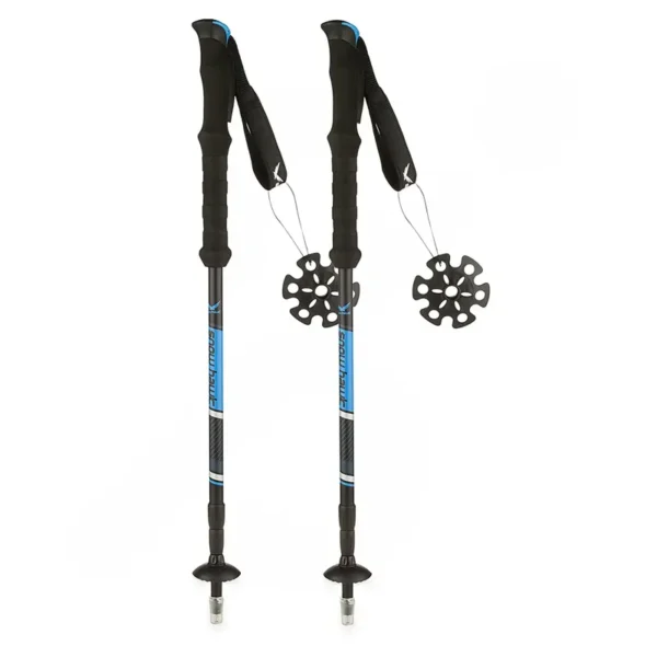 % باتوم کوهنوردی اسنوهاک جفتی پیچی ABS STPW-302 S | مشکی/آبی