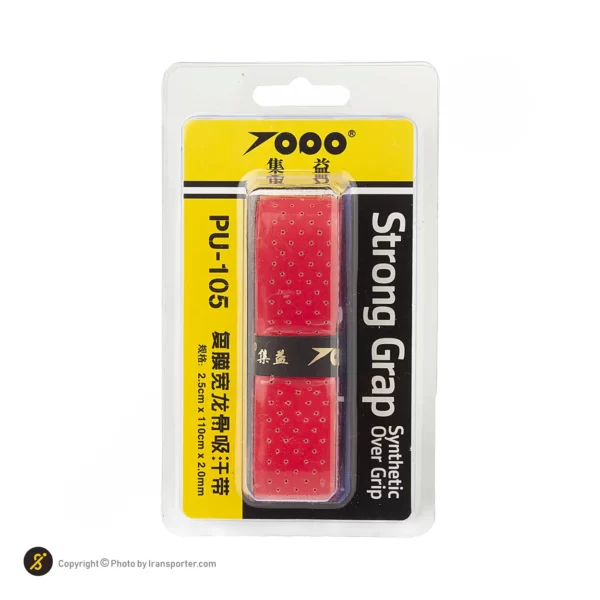 % گریپ عرق گیر دسته راکت بدمینتون 7000 PU-10۵ BRS | قرمز