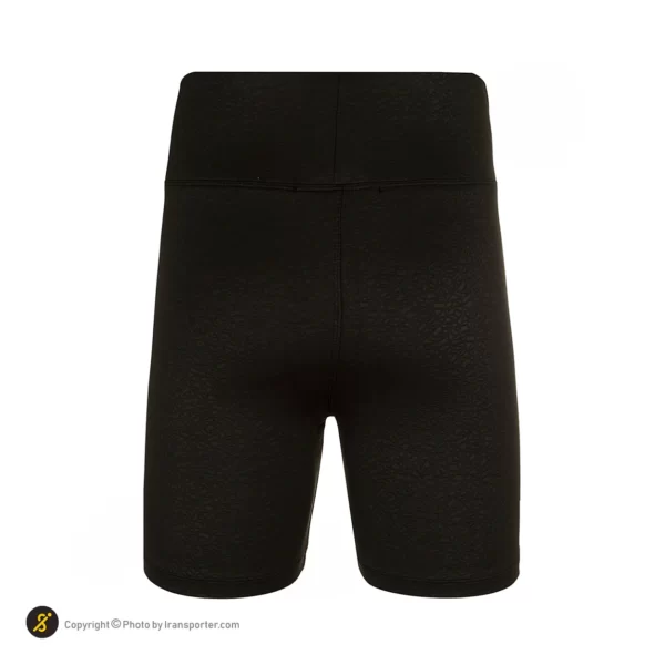 % شلوارک ورزشی زنانه طرح ریبوک کمر دار RBK01 KHS | مشکی