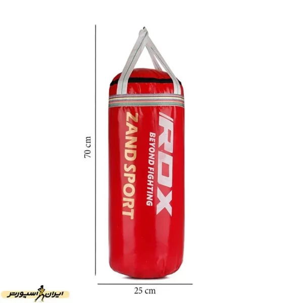 % کیسه بوکس فومی آویز دار بندی RDX 70*25 BYT | قرمز